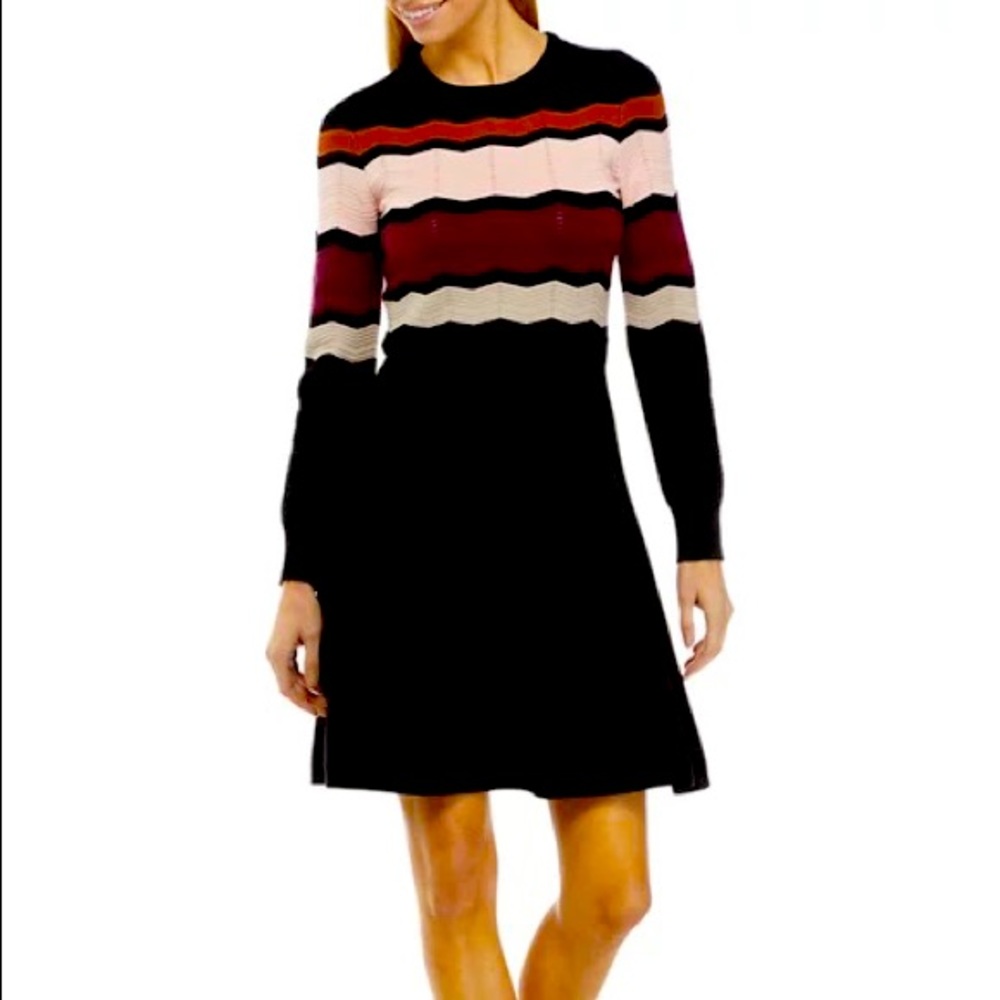 Vince Camuto Flared bottom sweater dress